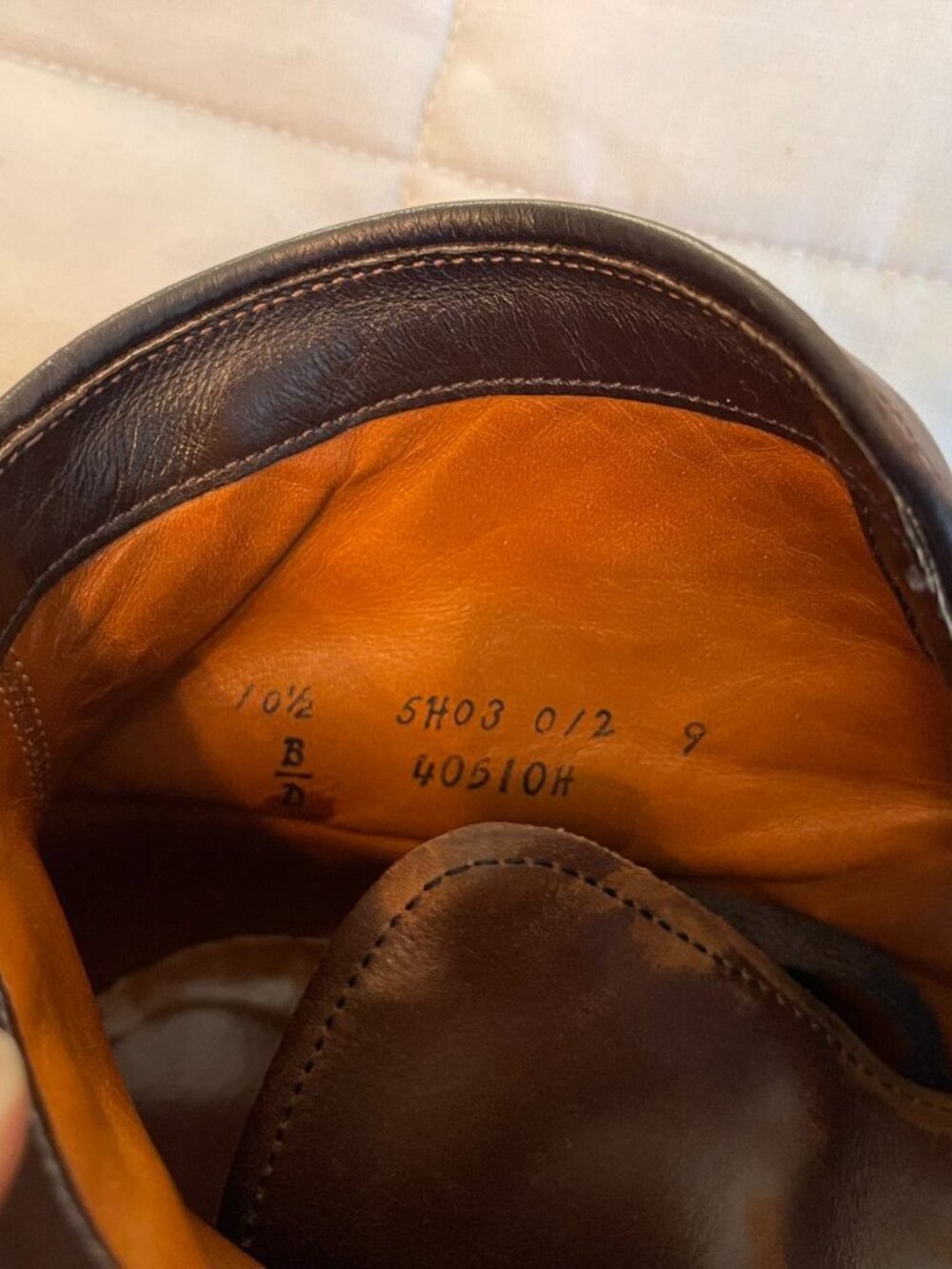 Alden Indy 405 Brown Leather Boots - Picture 8 of 10